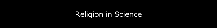 Religion in Science