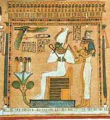 Osiris, Isis, Nephthys, the sons of Horus